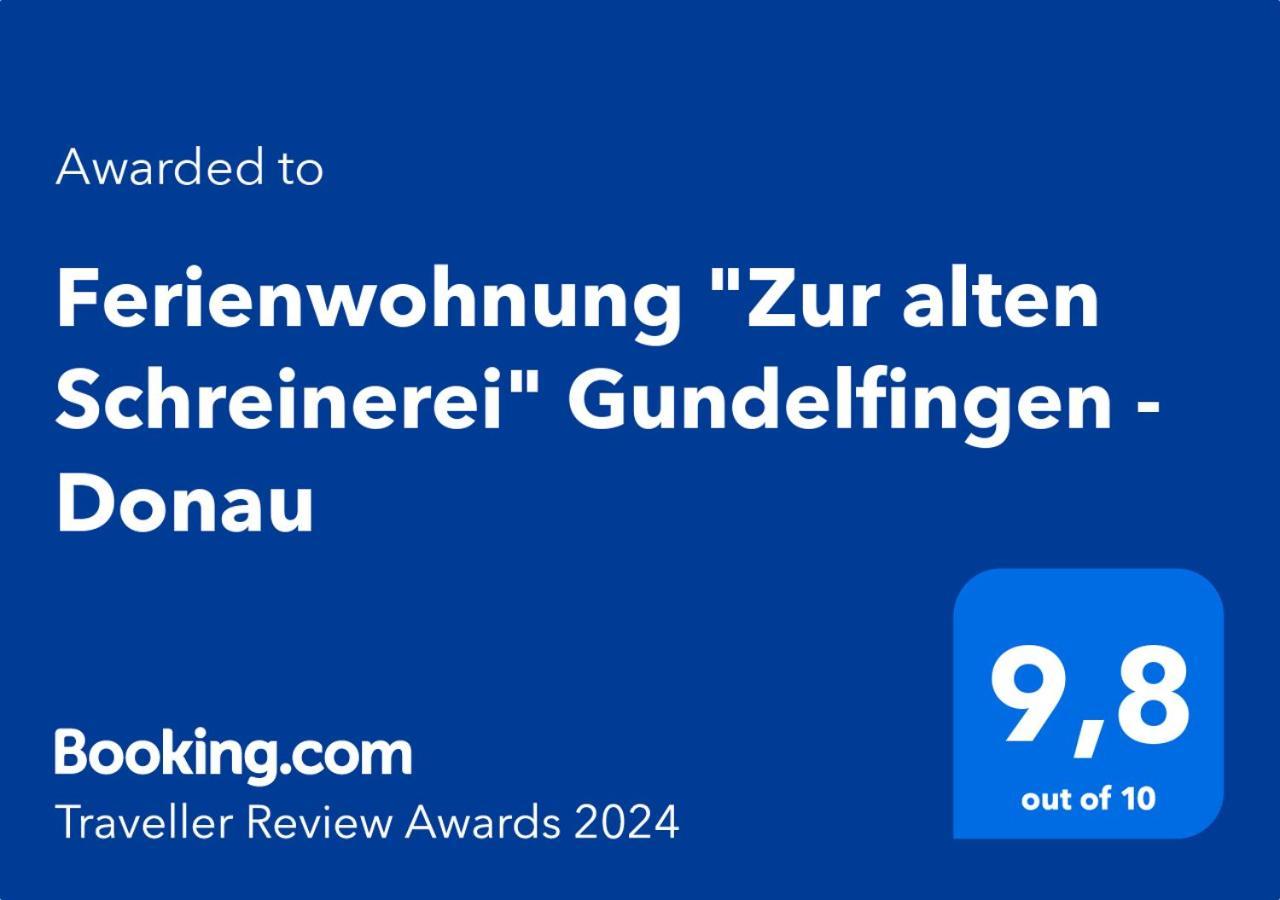 Ferienwohnung "Zur Alten Schreinerei" Gundelfingen - Donau Gundelfingen an der Donau Zewnętrze zdjęcie