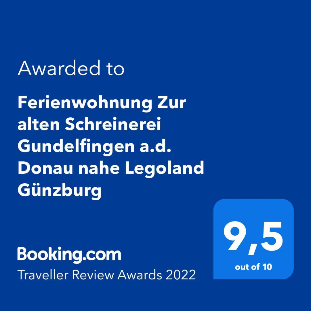 Ferienwohnung "Zur Alten Schreinerei" Gundelfingen - Donau Gundelfingen an der Donau Zewnętrze zdjęcie