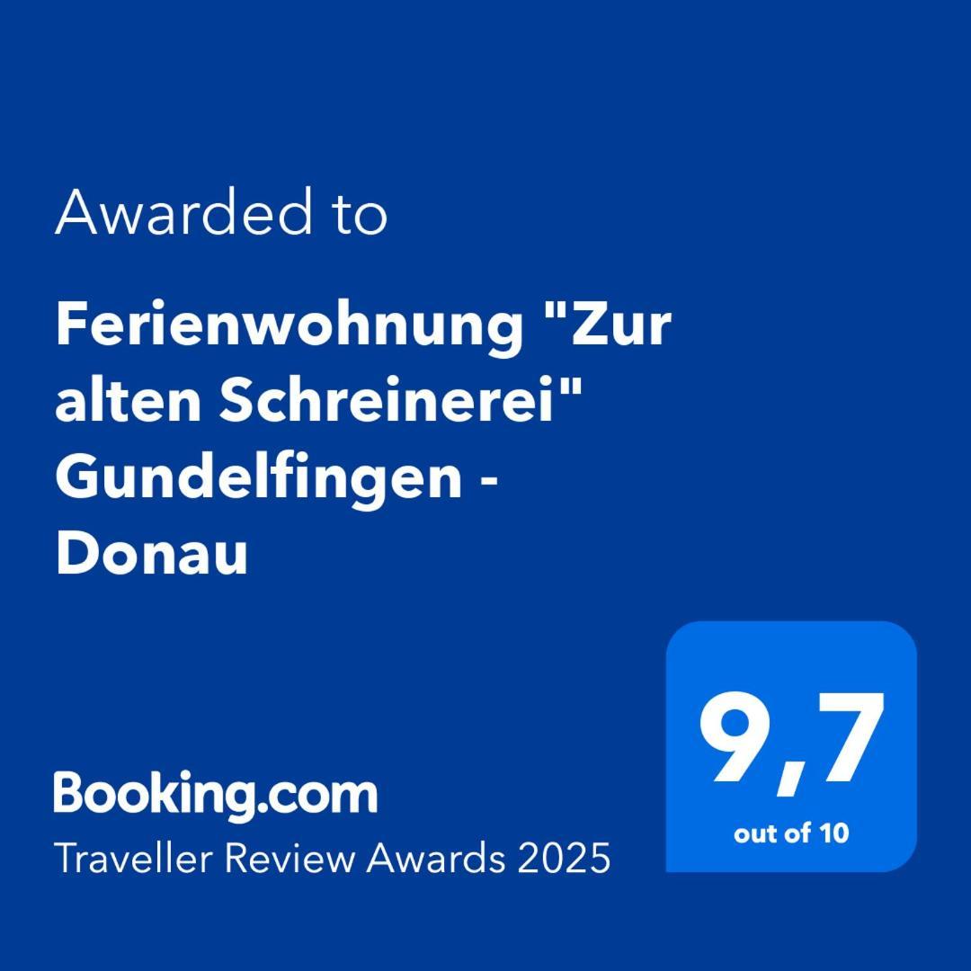 Ferienwohnung "Zur Alten Schreinerei" Gundelfingen - Donau Gundelfingen an der Donau Zewnętrze zdjęcie